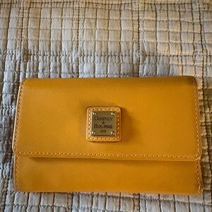 Dooney & Bourke Mustard Yellow Wallet